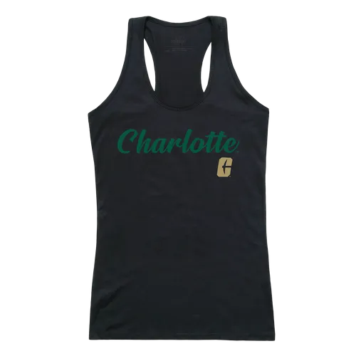 W Republic Women's Script Tank Shirt North Carolina Charlotte 49Ers 557-194