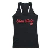 W Republic Women's Script Tank Shirt Cal State Stanislaus Warriors 557-208