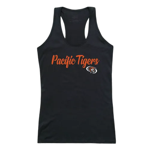 W Republic Women's Script Tank Shirt Pacific University Boxers 557-248