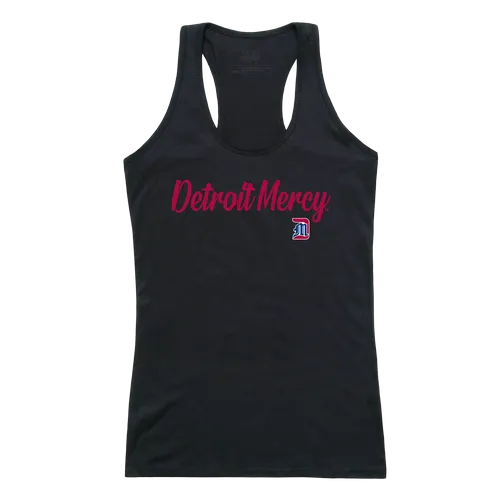 W Republic Women's Script Tank Shirt Detroit Mercy Titans 557-290