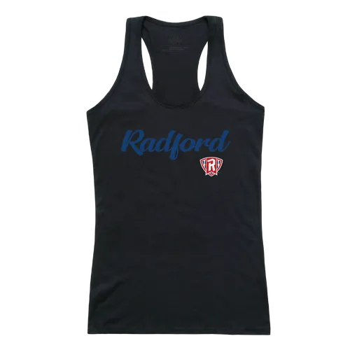 W Republic Women's Script Tank Shirt Radford Highlanders 557-366