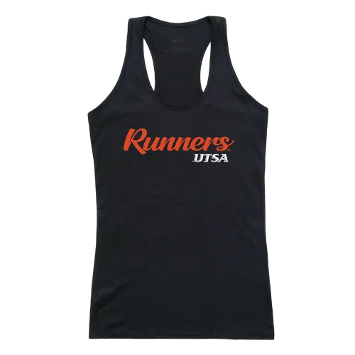 W Republic Women's Script Tank Shirt Texas San Antonio Roadrunners 557-435