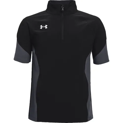 Under Armour Boys' Squad Short Sleeve Zip 1351408