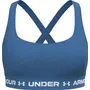 Under Armour Women's Armour Mid Crossback Heather Sports Bra 1361036