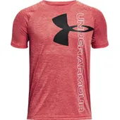 Under Armour Boys' Tech Split Logo Hybrid Short Sleeve 1363279