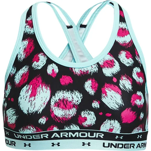 Under Armour Girls' Crossback Printed Sports Bra 1364630