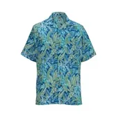 Edwards Unisex Tropical Leaf Camp Shirt 1032