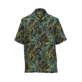 Edwards Unisex Tropical Leaf Camp Shirt 1032