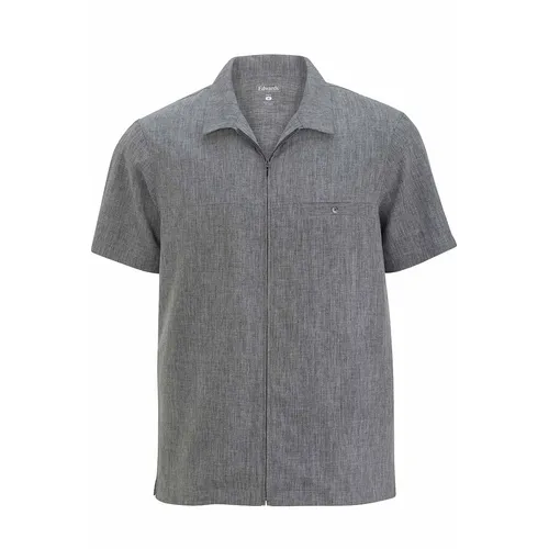 Edwards Men's V-Neck Zip Service Shirt 4281