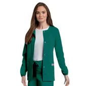 Landau Scrub Zone 3 Pocket Scrub Jacket For Women 75221