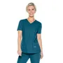 Landau Essentials 4 Pocket Scrub Top For Women 8111