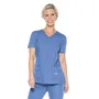 Landau Essentials 4 Pocket Scrub Top For Women 8111