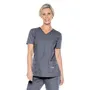 Landau Essentials 4 Pocket Scrub Top For Women 8111