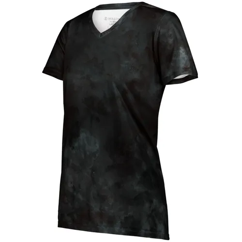 Holloway Ladies Cotton-Touch Poly Cloud Tee 222796. Printing is available for this item.