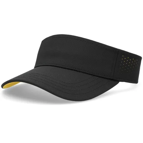 Pacific Headwear Perforated Coolcore Visor P500. Embroidery is available on this item.