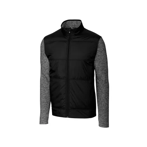 Cutter & Buck Mens Stealth Hybrid Quilted Full Zip Jacket BCK09406