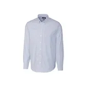 Cutter & Buck Mens Easy Care Stretch Oxford Stripe L/S BCW00141