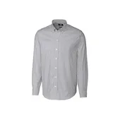 Cutter & Buck Mens Easy Care Stretch Oxford Stripe L/S BCW00141