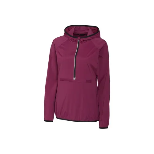 Cutter & Buck Ladies Breaker Half Zip Hooded Popover LCO00030