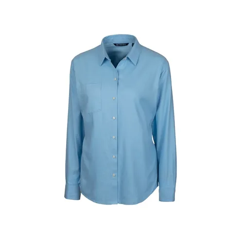 Cutter & Buck Ladies Windward Twill Long Sleeve Shirt LCW00013