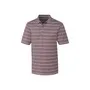 Cutter & Buck Mens Forge Heathered Stripe Stretch Polo MCK00112