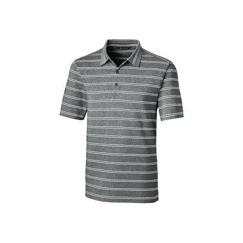 Cutter & Buck Mens Forge Heathered Stripe Stretch Polo MCK00112