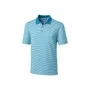 Cutter & Buck Mens Forge Tonal Stripe Stretch Polo MCK00113