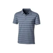 Cutter & Buck Mens Forge Polo Heather Stripe Tailored Fit MCK00132