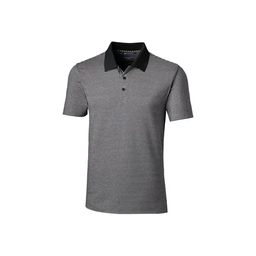 Cutter & Buck Mens Forge Polo Tonal Stripe Tailored Fit MCK00135