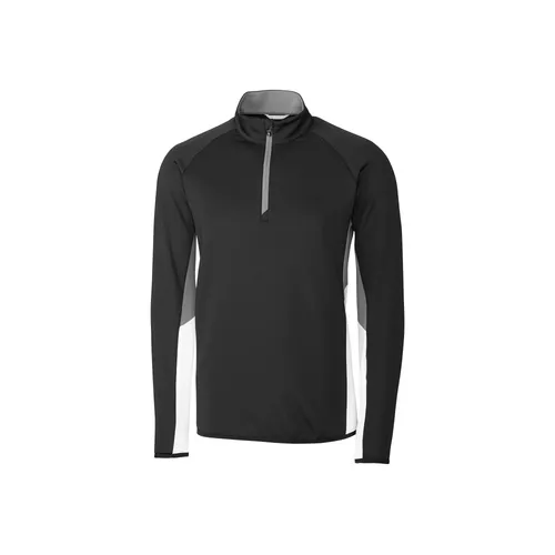 Cutter & Buck Mens Traverse Colorblock Zip Pullover MCK00136