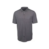 Cutter & Buck Mens Reach Oxford Button Front S/S MCK00175