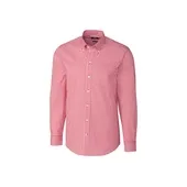 Cutter & Buck Mens L/S Tailored Fit Stretch Gingham MCW00159