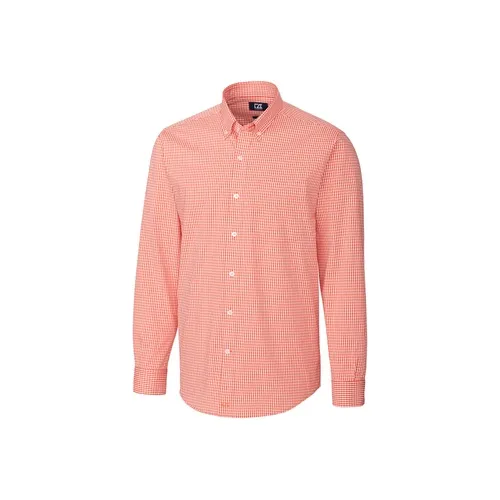 Cutter & Buck Mens Anchor Gingham Shirt MCW00183