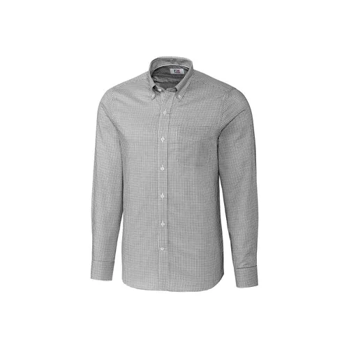 Cutter & Buck Mens L/S Tailored Fit Tattersall MCW09401