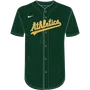 Nike MLB Adult/Youth Dri-Fit Full Button Jersey N140 / NY40 OAKLAND ATHLETICS