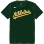 Nike MLB Adult/Youth Short Sleeve Cotton Tee N199 / NY28 OAKLAND ATHLETICS