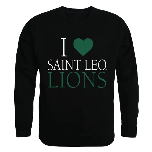 W Republic I Love Crewneck 552 Saint Leo University Fritz 552-374