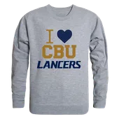 W Republic I Love Crewneck 552 California Baptist Lancers 552-444