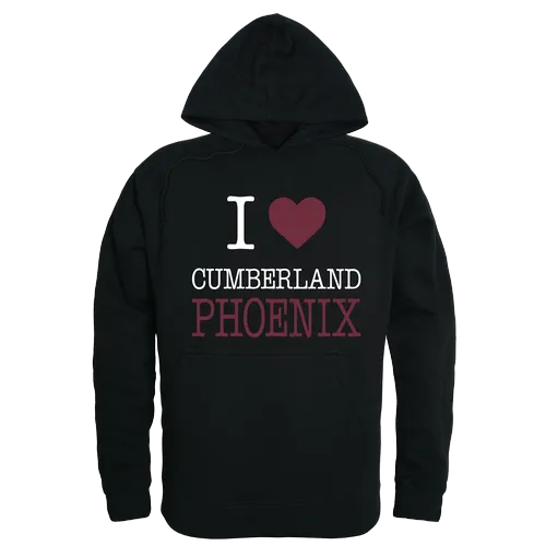 W Republic I Love Hoodie 553 Cumberland University Phoenix 553-287