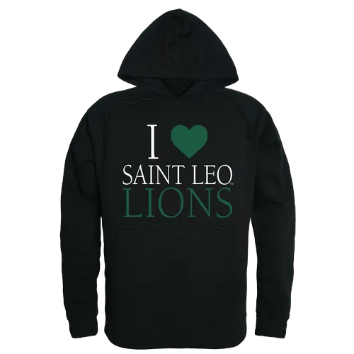 W Republic I Love Hoodie 553 Saint Leo University Fritz 553-374