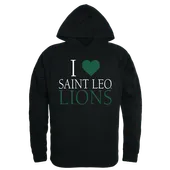 W Republic I Love Hoodie 553 Saint Leo University Fritz 553-374