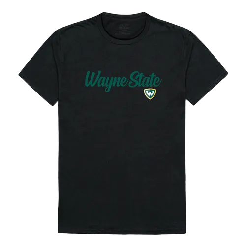 W Republic Script Tee Wayne State Warriors 554-400