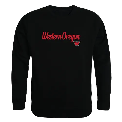 W Republic Script Crew Western Oregon Wolves 556-406