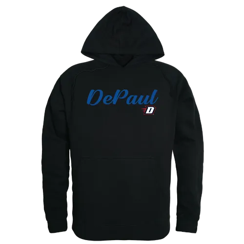 W Republic Script Hoodie Depaul Blue Demons 558-121