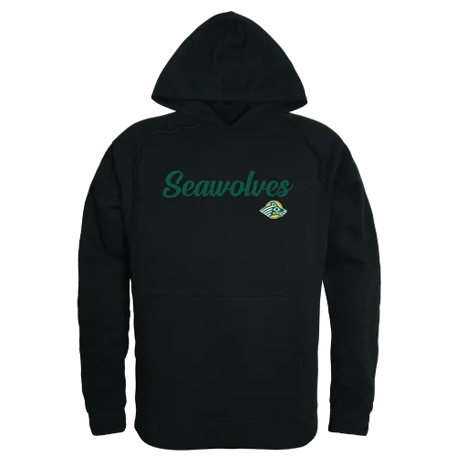 W Republic Script Hoodie University Of Alaska Anchorage Seawolves 558-259