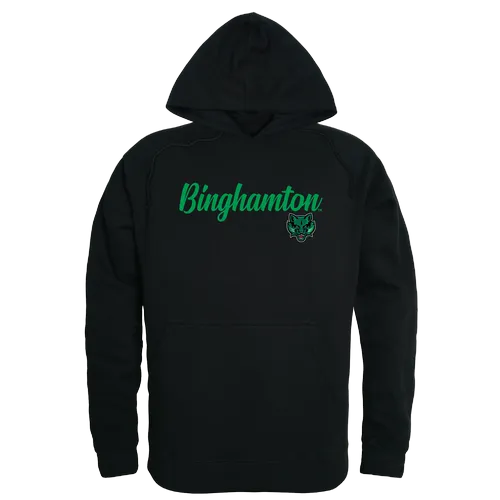 W Republic Script Hoodie Binghamton University Bearcats 558-267