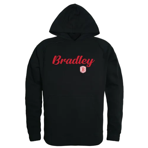 W Republic Script Hoodie Bradley Braves 558-270