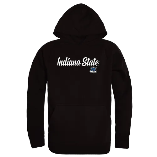 W Republic Script Hoodie Indiana State Sycamores 558-314