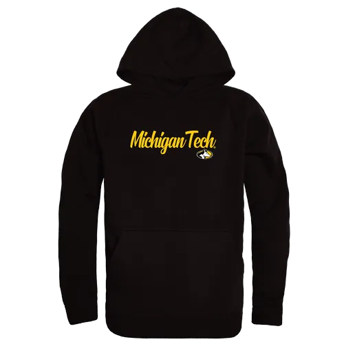 W Republic Script Hoodie Michigan Tech 558-341