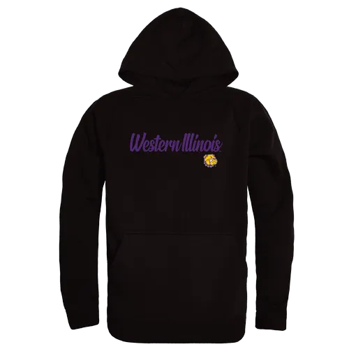 W Republic Script Hoodie Western Illinois Leathernecks 558-405